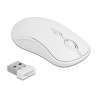 Delock USB Tastatur und Maus Set 2,4 GHz kabellos weiß