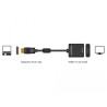 Delock Adapter DisplayPort 1.2 Stecker - HDMI Buchse 4K Aktiv schwarz