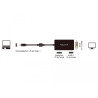 Delock Adapter mini DisplayPort 1.1 Stecker - DisplayPort / HDMI / DVI Buchse Passiv schwarz