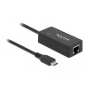 Delock USB Type-C™ Netzwerk Adapter Gigabit LAN 1 x RJ45 ASIX