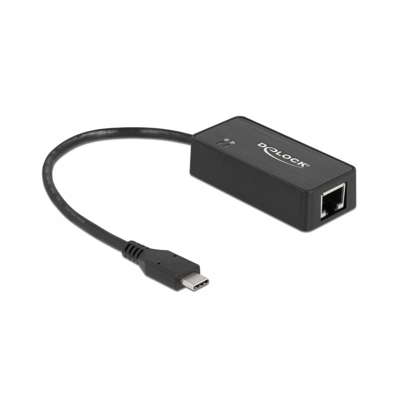 Delock USB Type-C™ Netzwerk Adapter Gigabit LAN 1 x RJ45 ASIX