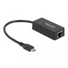 Delock USB Type-C™ Netzwerk Adapter Gigabit LAN 1 x RJ45 ASIX