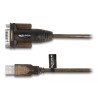 Delock Adapter USB 2.0 Typ-A zu 1 x Seriell RS-232 D-Sub 9 Pin Stecker mit Muttern 1,5 m