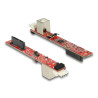 Delock Konverter Slim SATA 13 Pin zu USB 2.0 Typ-B Buchse