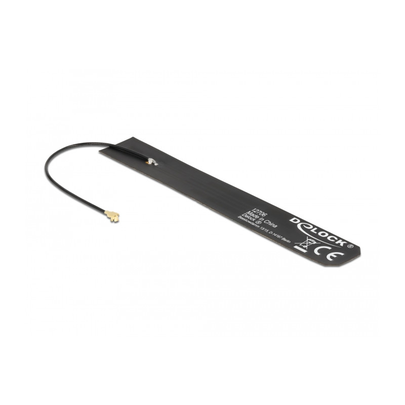 Delock 5G LTE Antenne I-PEX Inc., MHF® I kompatibler Stecker 0 - 4 dBi omnidirektional FPC
