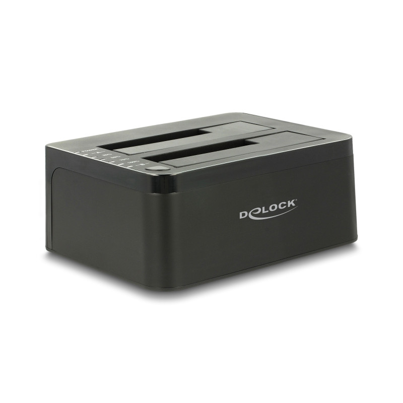 Delock USB 5 Gbps Dual Dockingstation für 2 x SATA HDD / SSD mit Klon Funktion