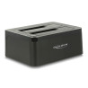 Delock USB 5 Gbps Dual Dockingstation für 2 x SATA HDD / SSD mit Klon Funktion