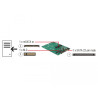 Delock Konverter SATA 22 Pin - 1 x M.2 + 1 x mSATA