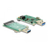 Delock Konverter USB 5 Gbps Typ-A Stecker - mSATA full size