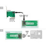 Delock Konverter SATA 22 Pin / SFF-8643 NVMe - 1 x M.2 Key M