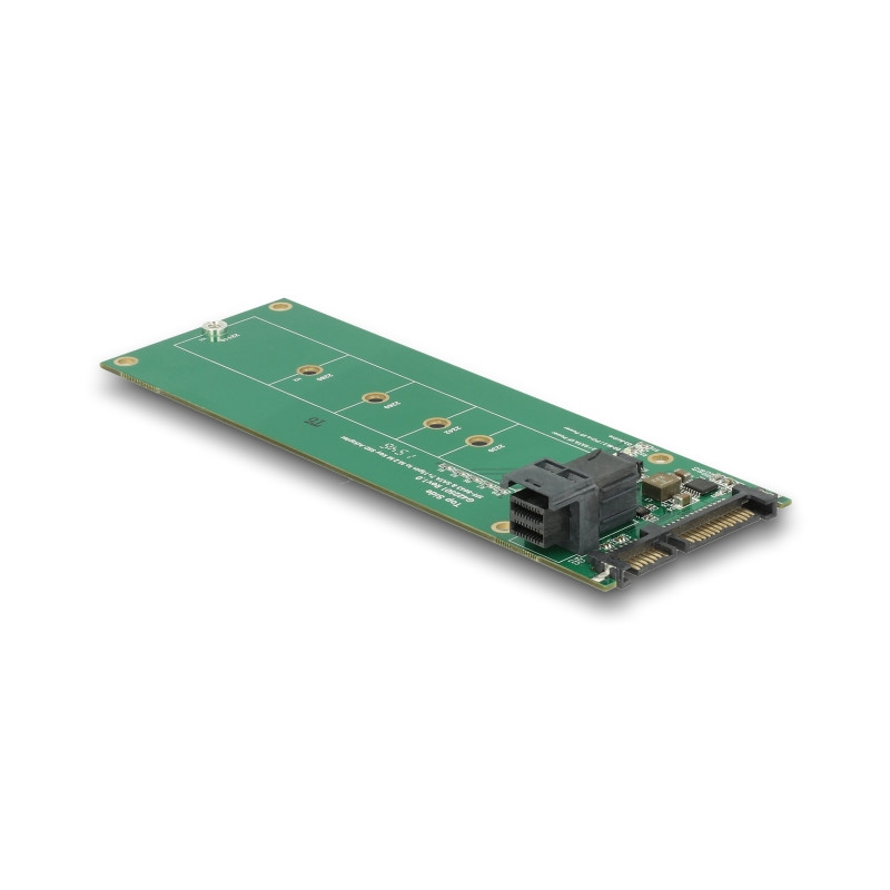 Delock Konverter SATA 22 Pin / SFF-8643 NVMe - 1 x M.2 Key M