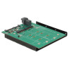 Delock 3.5″ Konverter SATA 22 Pin / SFF-8643 NVMe - 1 x M.2 Key M + 1 x M.2 Key B