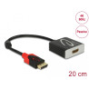Delock Adapter DisplayPort 1.2 Stecker - HDMI Buchse 4K 60 Hz Passiv schwarz