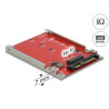 Delock 2.5″ Konverter U.2 SFF-8639 - M.2 NVMe Key M - 7 mm