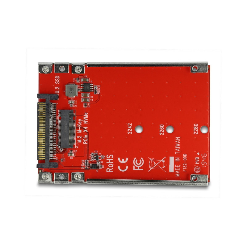 Delock 2.5″ Konverter U.2 SFF-8639 - M.2 NVMe Key M - 7 mm