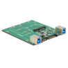 Delock Konverter SATA / USB 3.1 Typ-B Buchse - M.2 / mSATA Slot