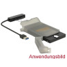 Delock Konverter USB 5 Gbps Typ-A Stecker - 22 Pin SATA 6 Gb/s mit 2.5″ Schutzhülle