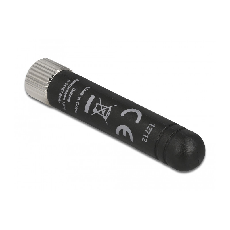 Delock ISM 433 MHz Antenne SMA Stecker -0,5 dBi omnidirektional flexibel schwarz