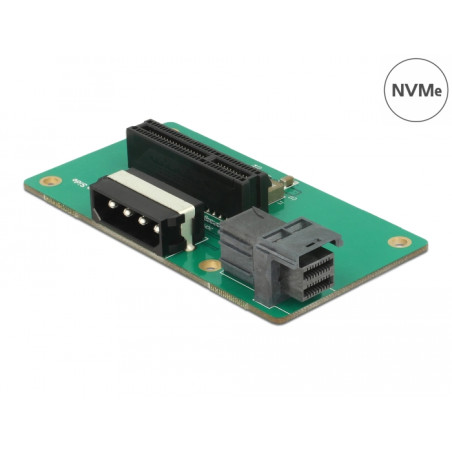 Delock Adapter SFF-8643 - PCIe x4 mit Befestigungsplatte