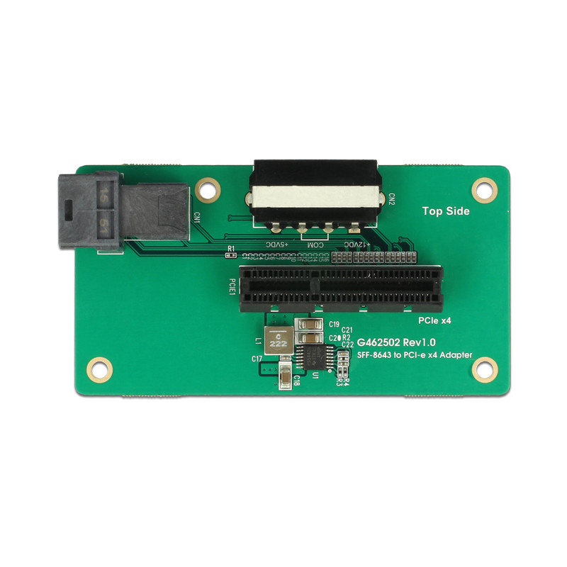 Delock Adapter SFF-8643 - PCIe x4 mit Befestigungsplatte