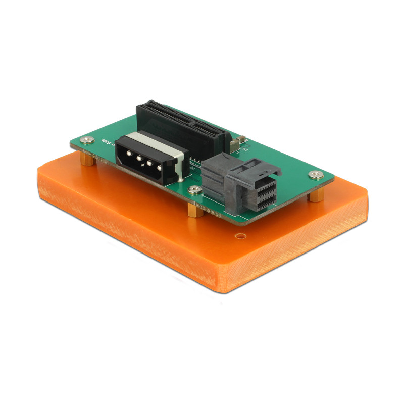 Delock Adapter SFF-8643 - PCIe x4 mit Befestigungsplatte