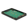 Delock 2.5″ Konverter SATA 22 Pin - M.2 mit Gehäuse
