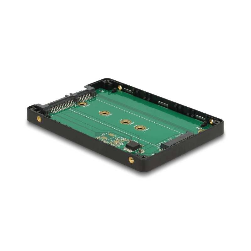 Delock 2.5″ Konverter SATA 22 Pin - M.2 mit Gehäuse