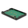 Delock 2.5″ Konverter SATA 22 Pin - M.2 mit Gehäuse