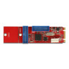 Delock Konverter M.2 Key B+M Stecker zu 2 x USB 5 Gbps Pfostenstecker