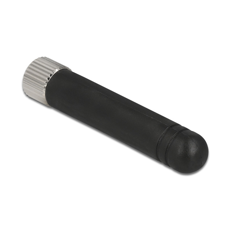 Delock LPWAN 868 MHz Antenne SMA Stecker 1,6 dBi omnidirektional starr schwarz