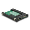 Delock 2.5″ Konverter SATA 22 Pin / USB 2.0 Typ Mini-B - 1 x mSATA / Mini PCIe Slot