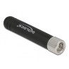 Delock WLAN 802.11 b/g/n Antenne RP-SMA Stecker 1,7 - 3,7 dBi omnidirektional starr mit flexiblem Material schwarz