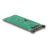 Delock Konverter U.2 SFF-8639 NVMe - 1 x M.2 Key M