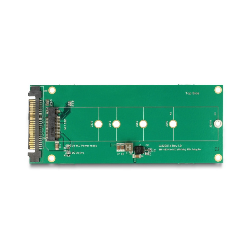 Delock Konverter U.2 SFF-8639 NVMe - 1 x M.2 Key M