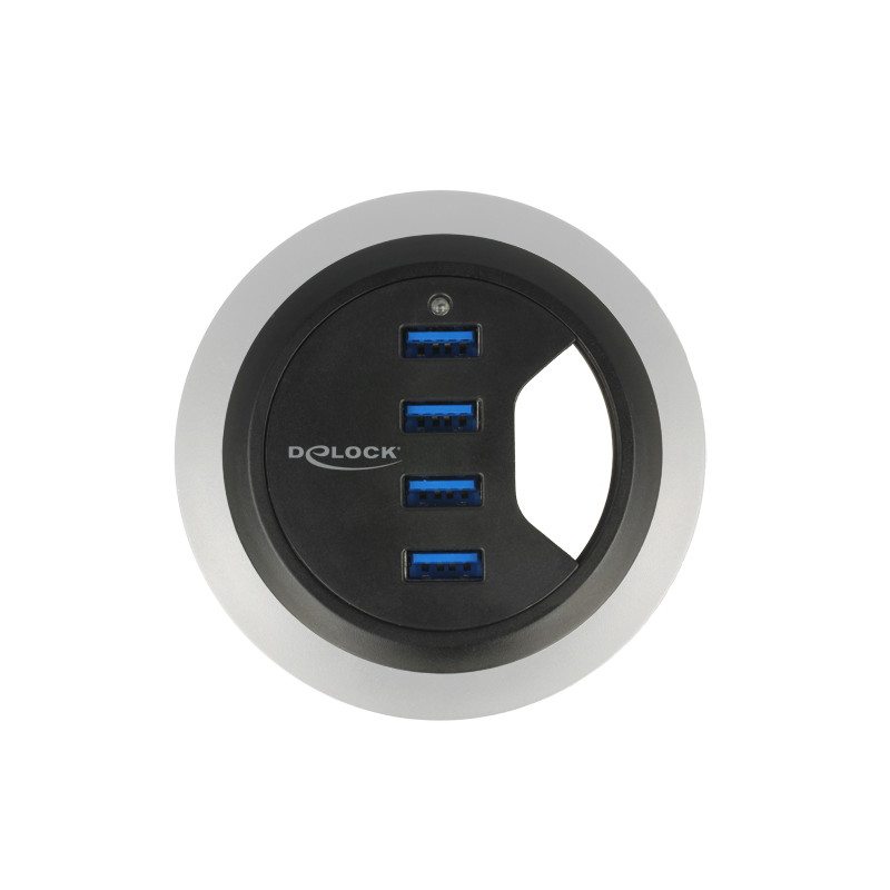 Delock Tisch-Hub 4 Port USB 5 Gbps
