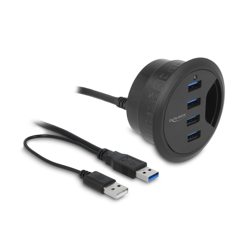 Delock Tisch-Hub 4 Port USB 5 Gbps