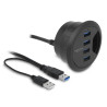 Delock Tisch-Hub 4 Port USB 5 Gbps