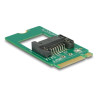 Delock Adapter M.2 Key B Stecker - SATA 7 Pin - Formfaktor 2242