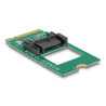Delock Adapter M.2 Key B Stecker - SATA 7 Pin - Formfaktor 2242