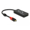 Delock Externer USB 3.2 Gen 1 Hub USB Type-C™ - 3 x USB Typ-A + 2 Slot SD Card Reader schwarz