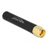 Delock LPWAN 868 MHz Antenne SMA Stecker 1,6 dBi omnidirektional starr schwarz