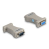 Delock Konverter 1 x Seriell RS-232 DB9 Buchse zu 1 x Seriell RS-422/485 DB9 Stecker mit ESD Schutz 15 kV