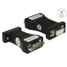 Delock Isolator RS-232 D-Sub 9 Buchse zu RS-232 D-Sub 9 Stecker TXD, RXD, RTS, CTS, GND galvanische Trennung 2,5 kV