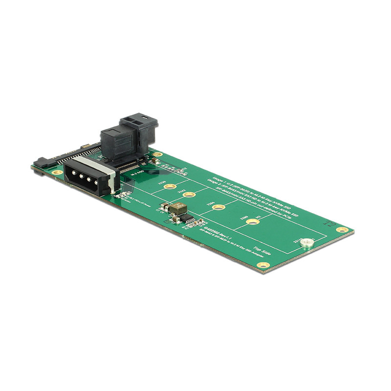 Delock Konverter U.2 SFF-8639 / SFF-8643 NVMe - 1 x M.2 Key M
