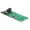 Delock Konverter U.2 SFF-8639 / SFF-8643 NVMe - 1 x M.2 Key M