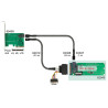 Delock Konverter U.2 SFF-8639 / SFF-8643 NVMe - 1 x M.2 Key M