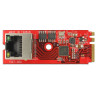Delock Konverter M.2 Key A+E Stecker - 1 x RJ45 Gigabit LAN Port vertikal