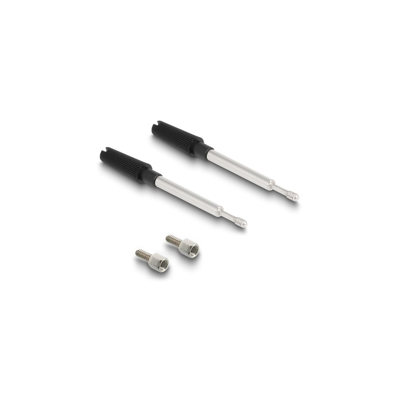 Delock Adapter USB 2.0 Typ-A Stecker - 1 x Seriell RS-232 DB9 Stecker mit Schrauben und Muttern ESD Überspannungsschutz