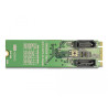 Delock Konverter M.2 Key B+M Stecker - 2 x SATA 7 Pin Stecker mit RAID