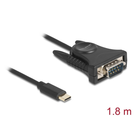 Delock Adapter USB Type-C™ - 1 x Seriell DB9 RS-232